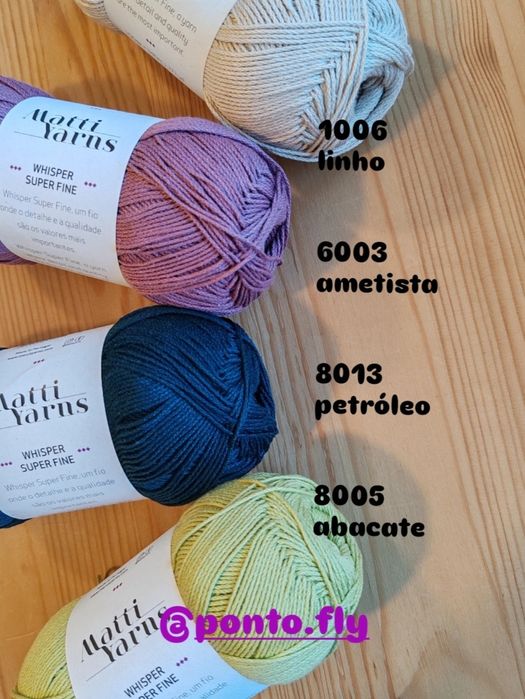 Fio algodão Whisper Superfine