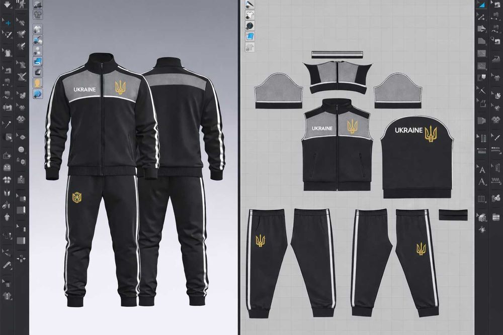 Лекала и градация размеров (в электронном виде)