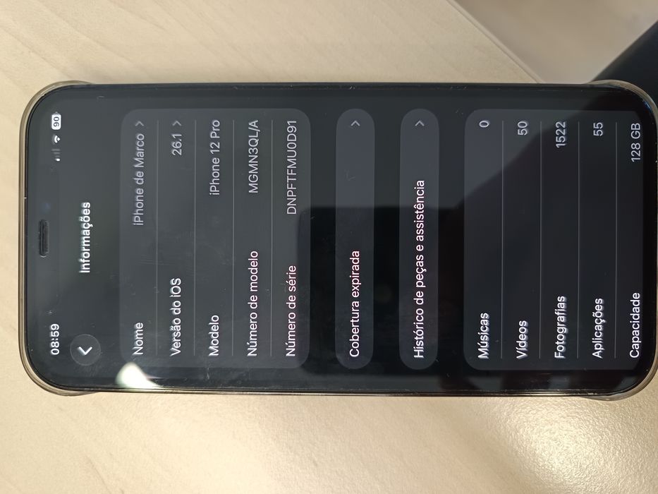 iPhone 12 pro com capa