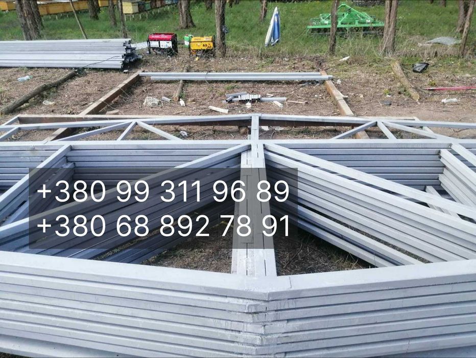 Будівництво ангарів, ангар, каркас, 360+ м2 (від 2400 грн/м2 під кдюч)