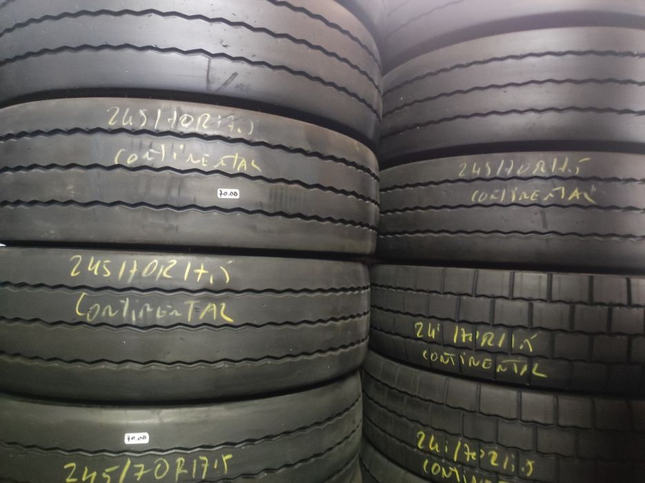 245/70R17,5 usados continental e Michelin índice de carga máximo