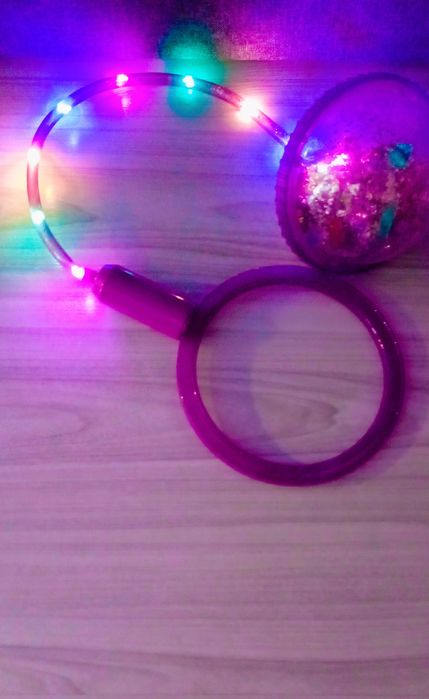 Нейроскакалка с подсветкой, скакалка на одну ногу