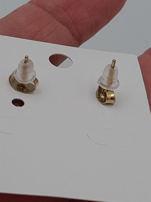 Delikatne kolczyki Xuping pozłacane motylki