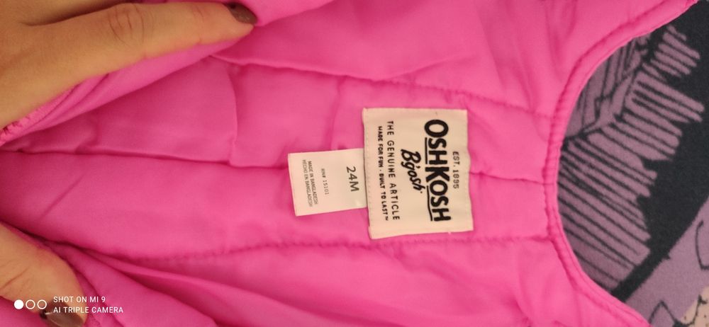 Продам теплий зимовий костюм carter's