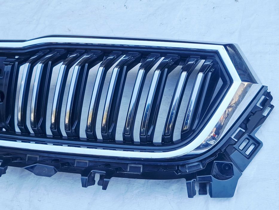 atrapa grill gril chrom zderzaka przód skoda skoda kodiaq i 1 lift