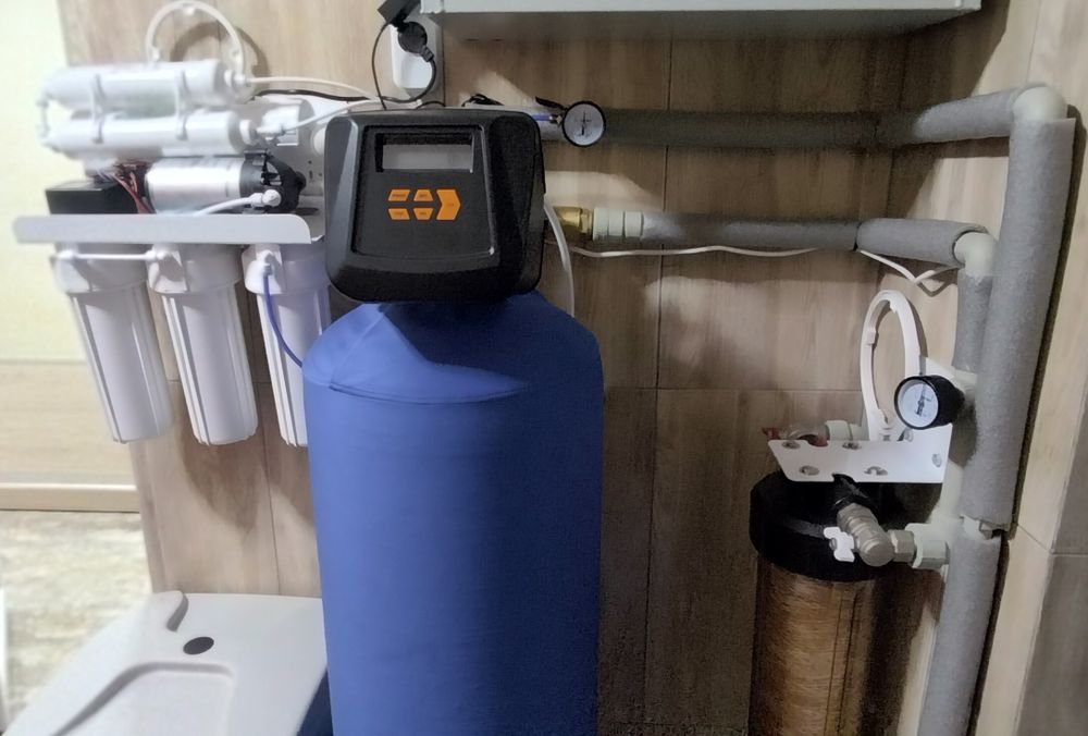 Фільтр води від заліза. Пом'якшення води.