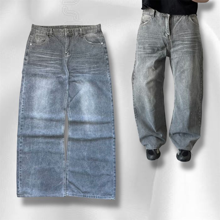 Широкі джинси baggy sk8 y2k rap opium oversize jaded london сірі штани