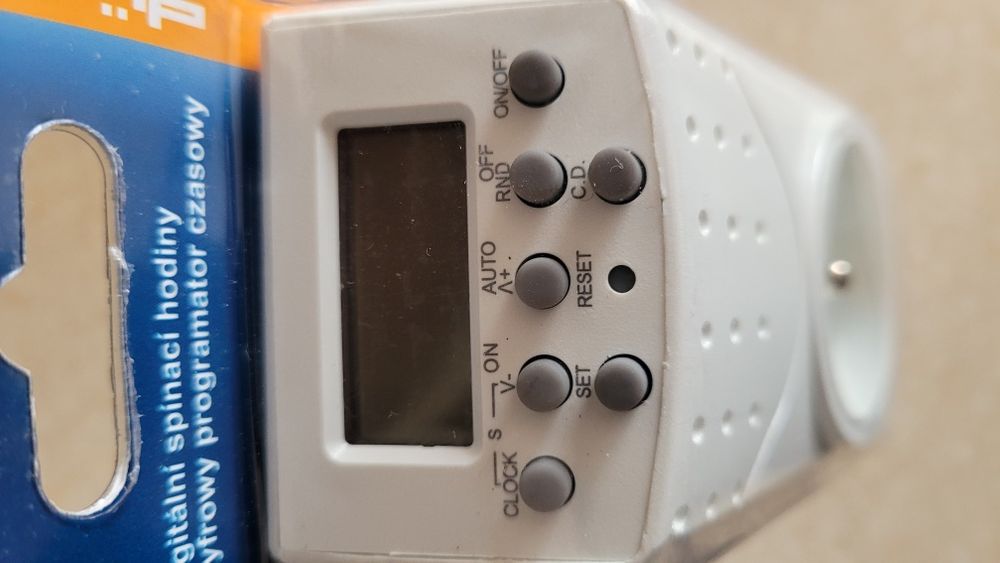 Programator Czasowy wyłącznik cyfrowy Dobowy Duwi