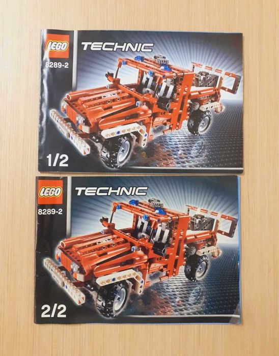 Manuais Lego Technic 8289-1 e 8289-2