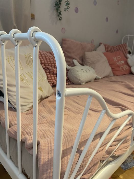 Łóżko metalowe ikea minnen