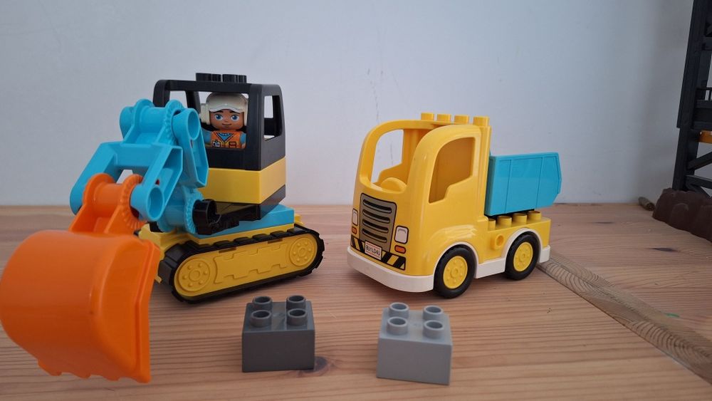 Lego duplo koparka plus wywrotka