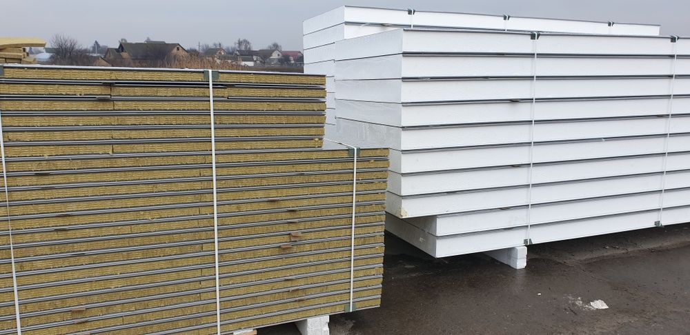 Панели сэндвіч Сендвич панелі Профнастил  Металочерепицю - виробляємо.