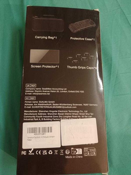 Кейс-чохол та набір аксесуарів heystop для портативної консолі nintendo switch 2.