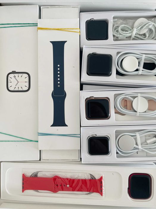 ОПТ / ЛОТ APPLE WATCH 96 шт. / Series 5, 6, 7, 8, SE / Grade B / Amazon