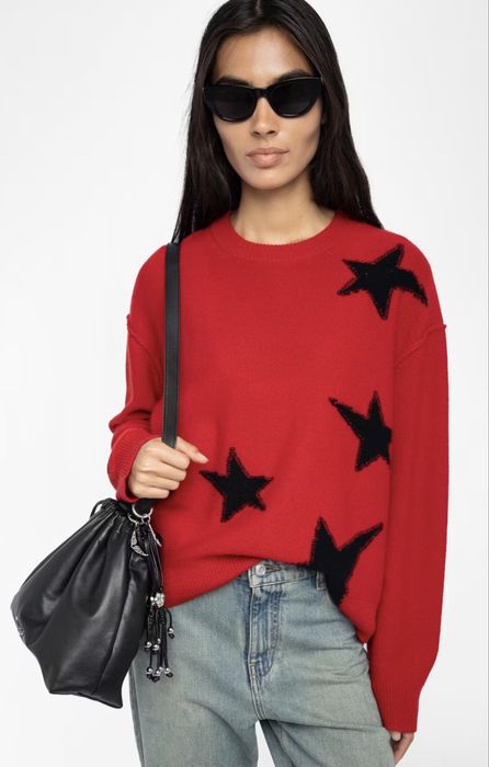 Свитер  красный Zadig & Voltaire