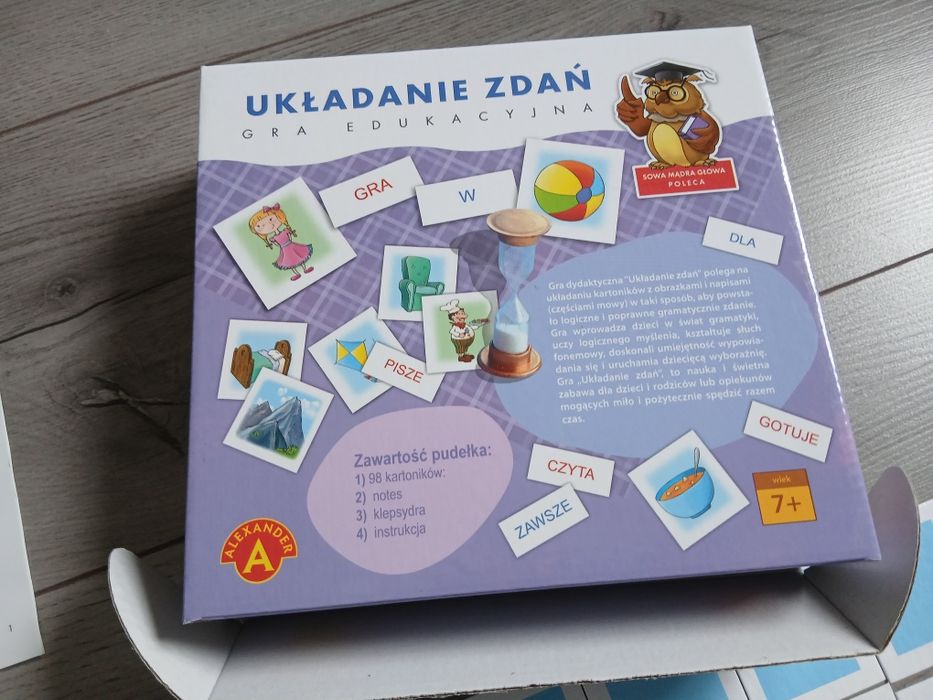 Układanie zdań gra edukacyjna Alexander
