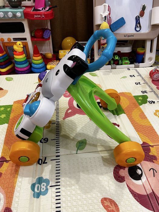Каталка ходунки зебра fisher price