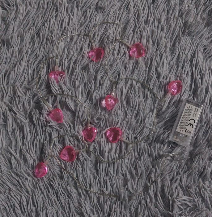 Światełka ozdobne serca