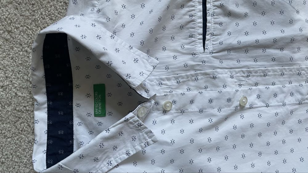 Koszula Benetton elegancka rozm. 134/146