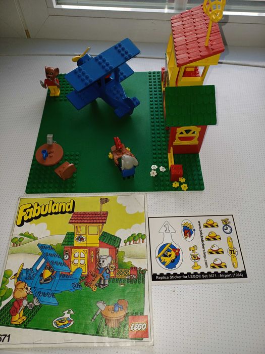 Lego Fabuland 3671 aeroporto