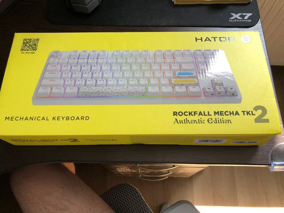 Клавіатура Hator rockfall 2 mecha tkl authentic edition