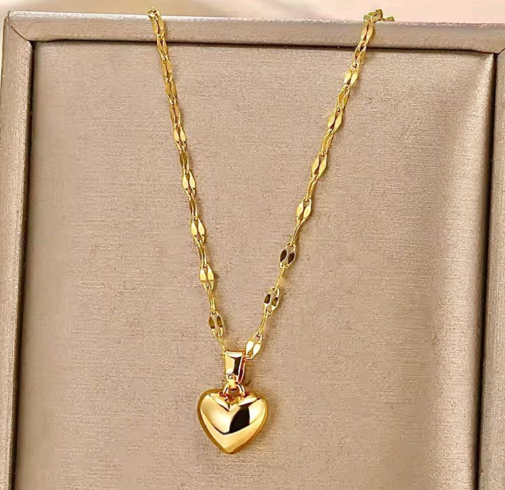 Pozłacany naszyjnik SERCE firmy APART