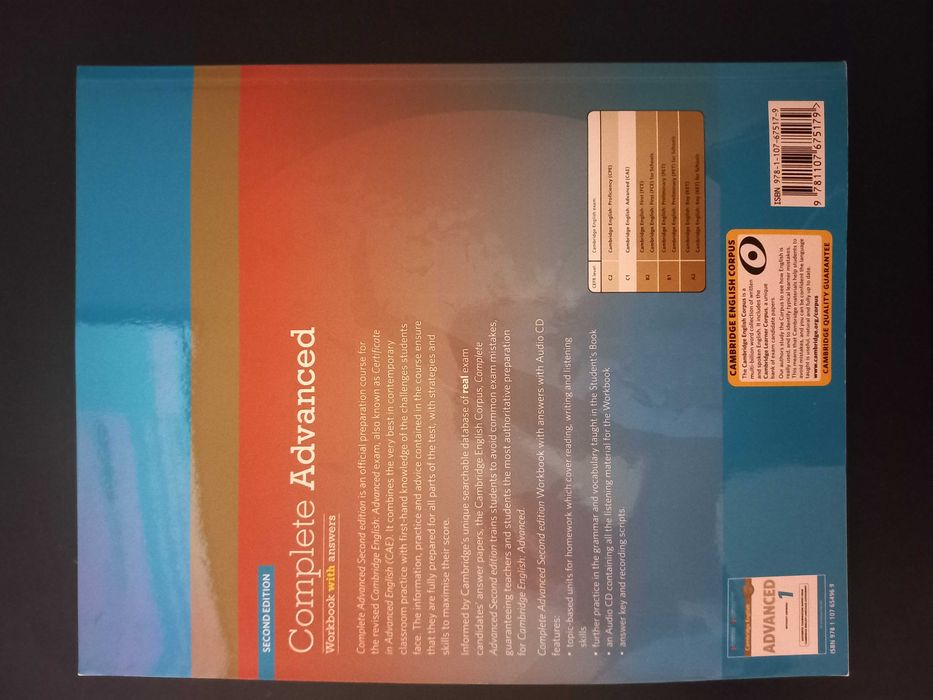 Livros Complete Advanced Cambridge English 2nd Edition