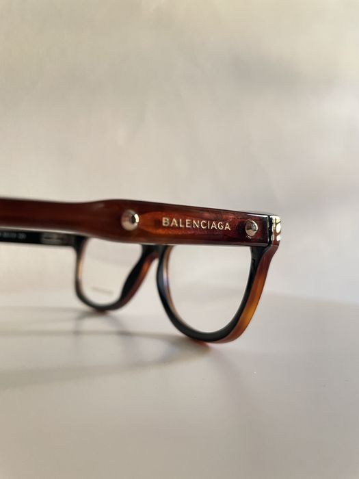 Balenciaga Oryginalne Okulary Zerówki w Panterke Oprawki Okazja!
