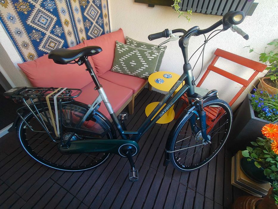 Rower miejski holenderski, damski, damka Gazelle Eclipse