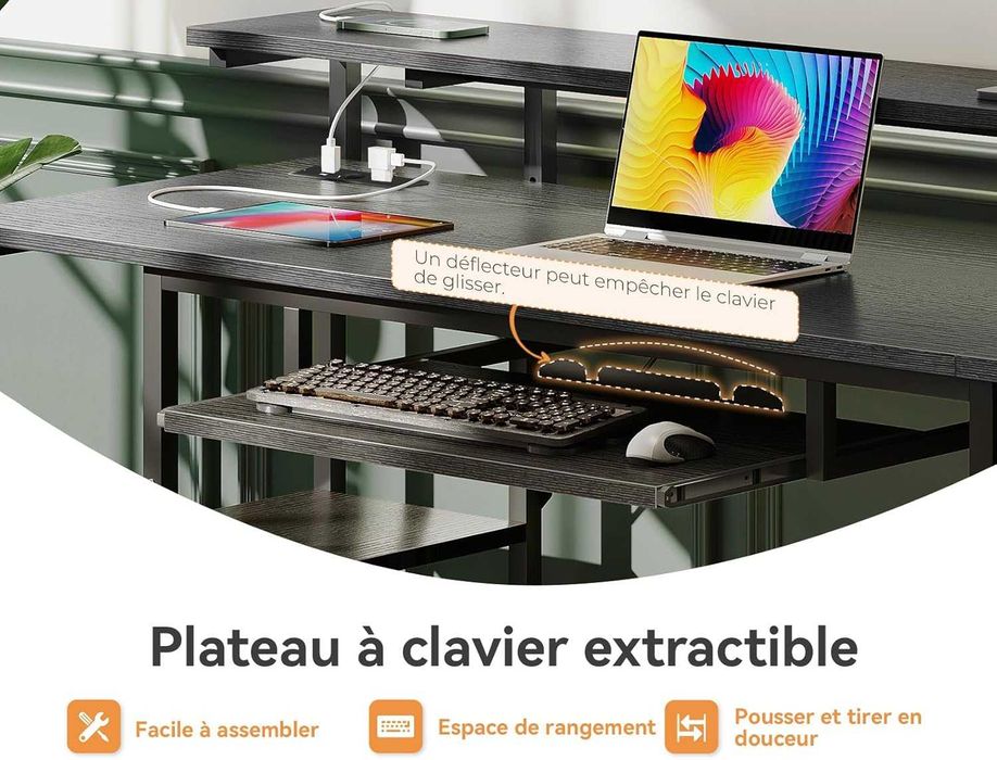 Nowe biurko komputerowe / blat 140x52/ stanowisko PC / stół ODK !K605!