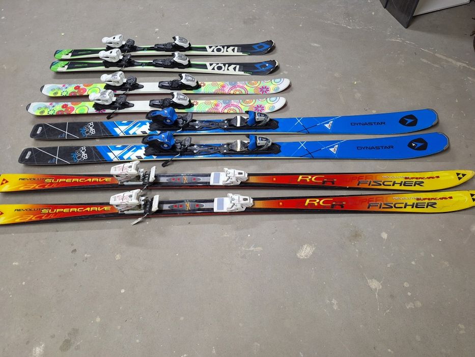 Narty zjazdowe 120, 170, 180- Buty Narciarski