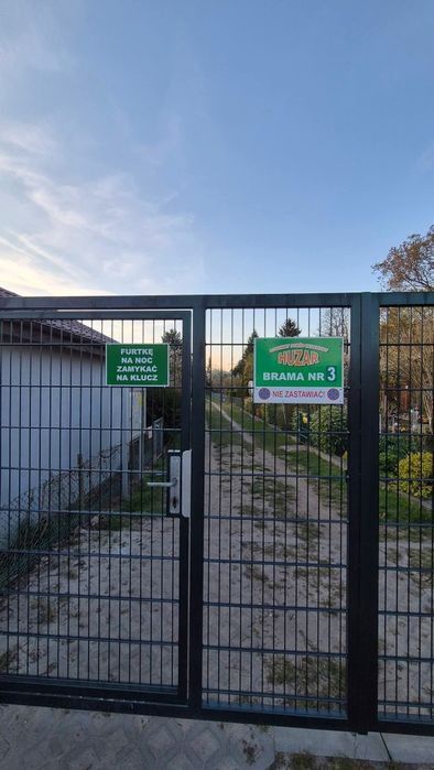 Działka ogrodowa HUZAR