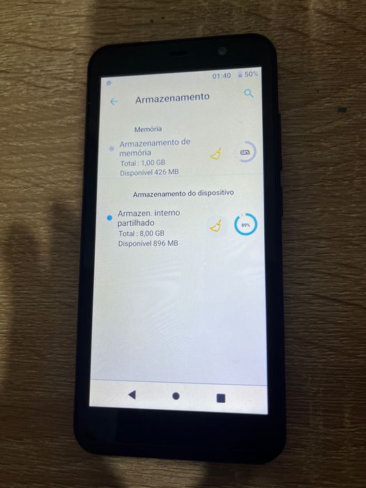 Telemóvel Android Alcatel S32 Preto