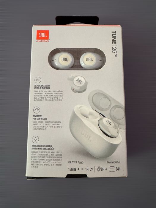 Nowe Słuchawki bezprzewodowe JBL tune 125 tws