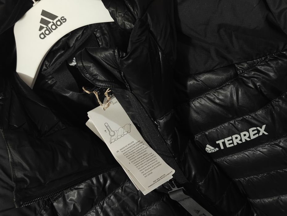 Nowa kurtka puchowa Adidas Terrex MyShelter Down S M membrana dry gtx