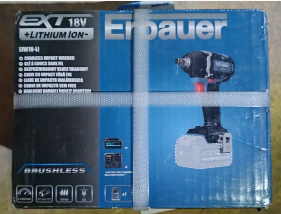 klucz udarowy Erbauer 18v NOWY do kół brushless EXT