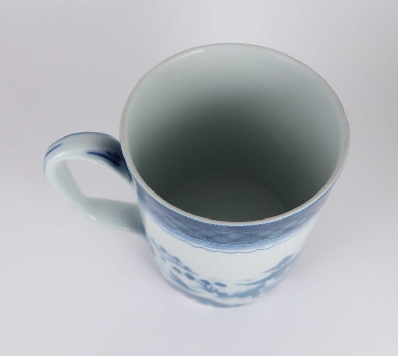 Grande Caneca Mottahedeh Blue Canton Vista Alegre