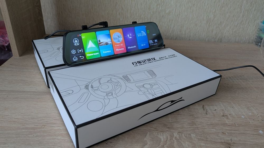 10* android  , 2×32gb зеркало регистратор с GPS дзеркало android 4K
