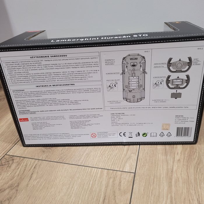 Rastar Lamborghini Huracan STO samochód zdalnie sterowany