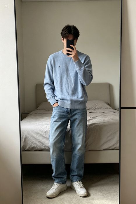 Błękitny sweterek Tommy Hilfiger