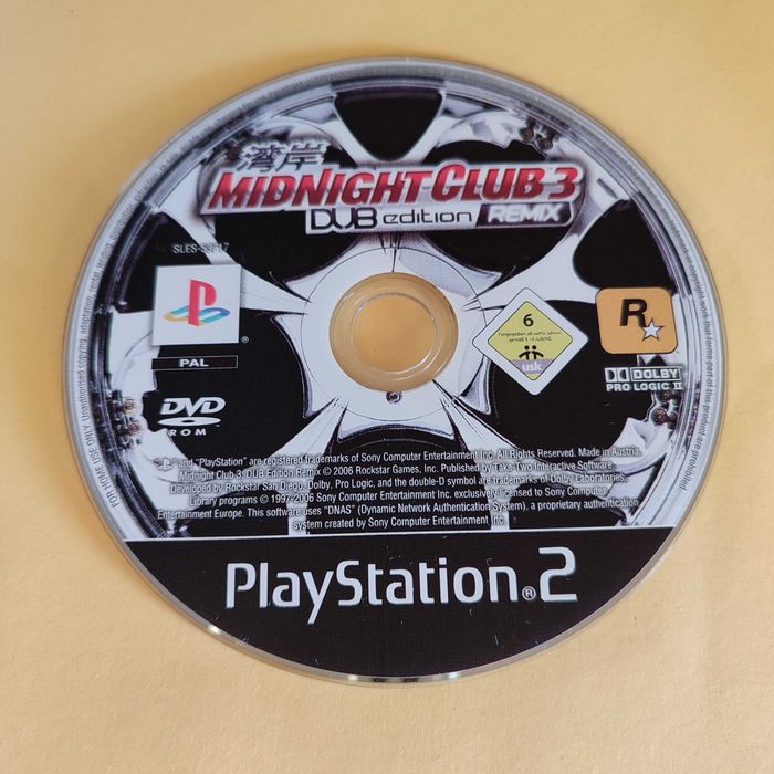 Jogo Playstation 2 Midnight Club 3 Dub Edition Remix