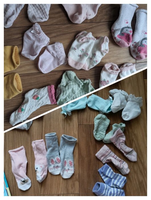 Skarpetki niemowlęce dziewczęce +0