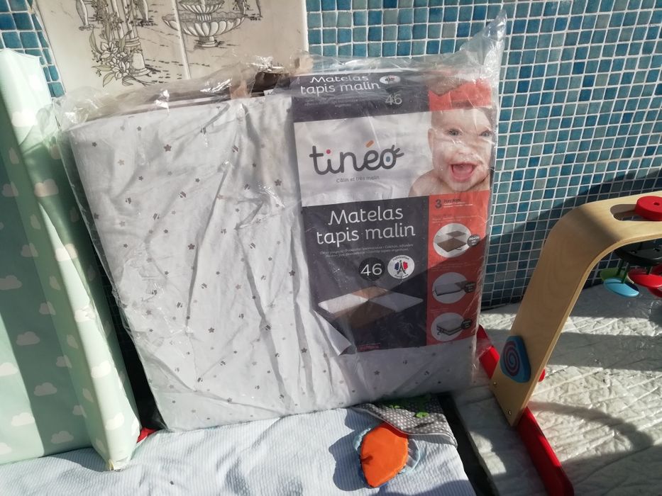 Colchão e Fraldário Mais  Lote  De Brinquedos Novos da Chico