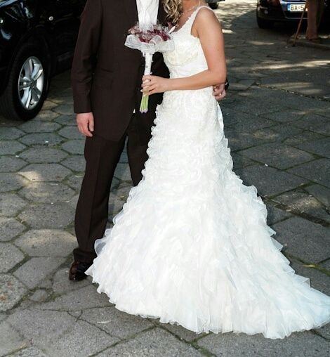 Suknia ślubna ecru Sposabella hiszpanka