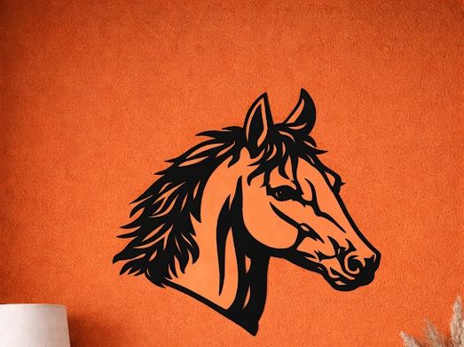 Ozdoba ścienna – Głowa Konia 45x50 cm, ( Termin płatności 50 dni )