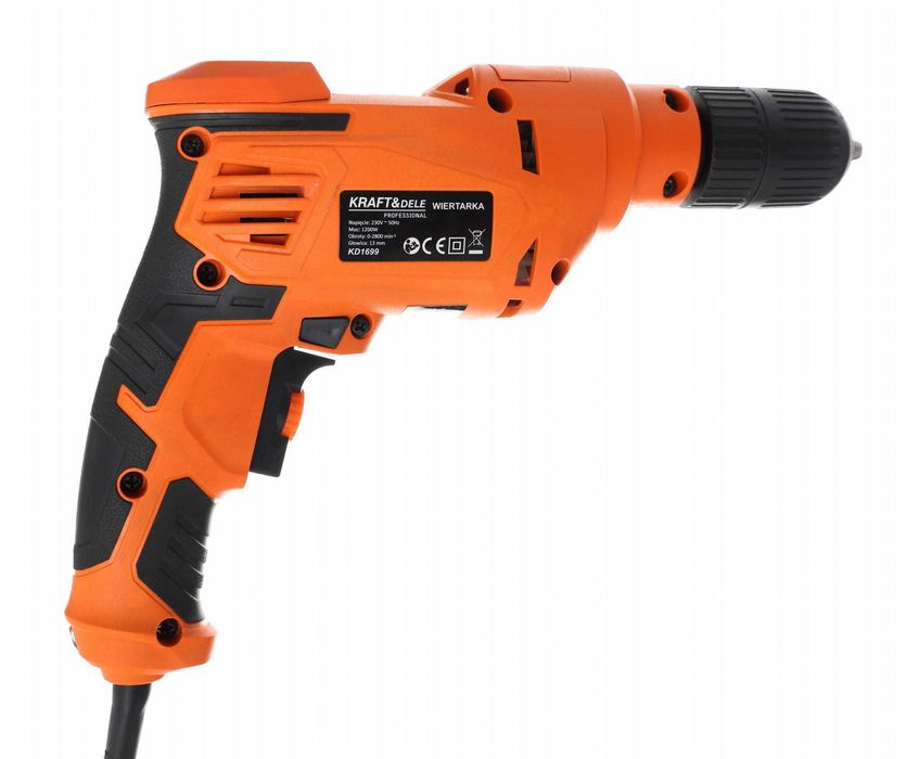 Wiertarka elektryczna Kraft&Dele – 1200W, 230V, uchwyt 13 mm