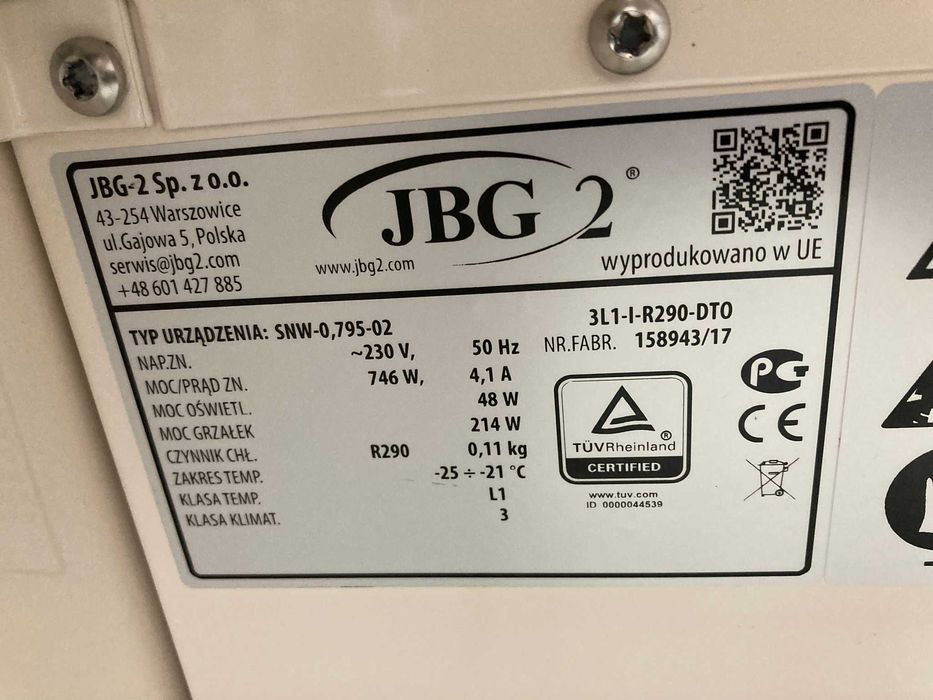 SZAFA MROŹNICZA JBG2  - idealna do baru lub sklepu!