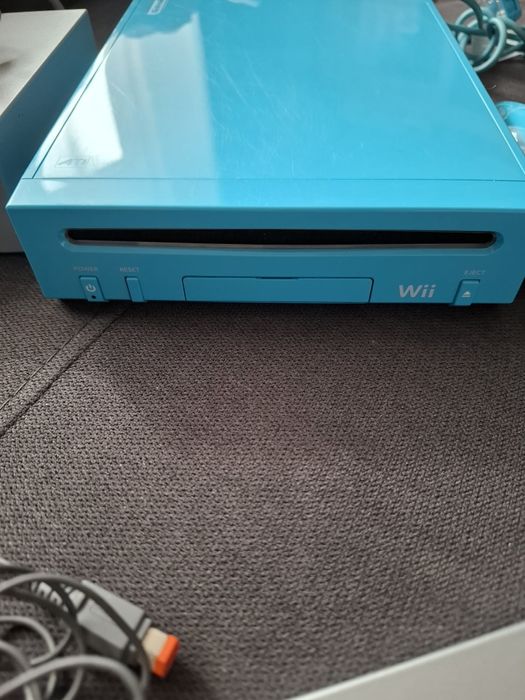Konsola nintendo Wii niebieska + pad