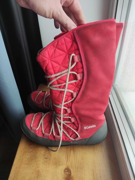 Черевики жіночі 38EUR Columbia waterproof 200grams red