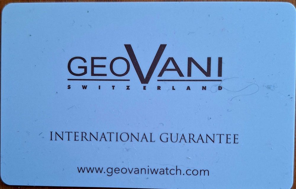 Relógio de pulso giovanni, novo, com garantia.